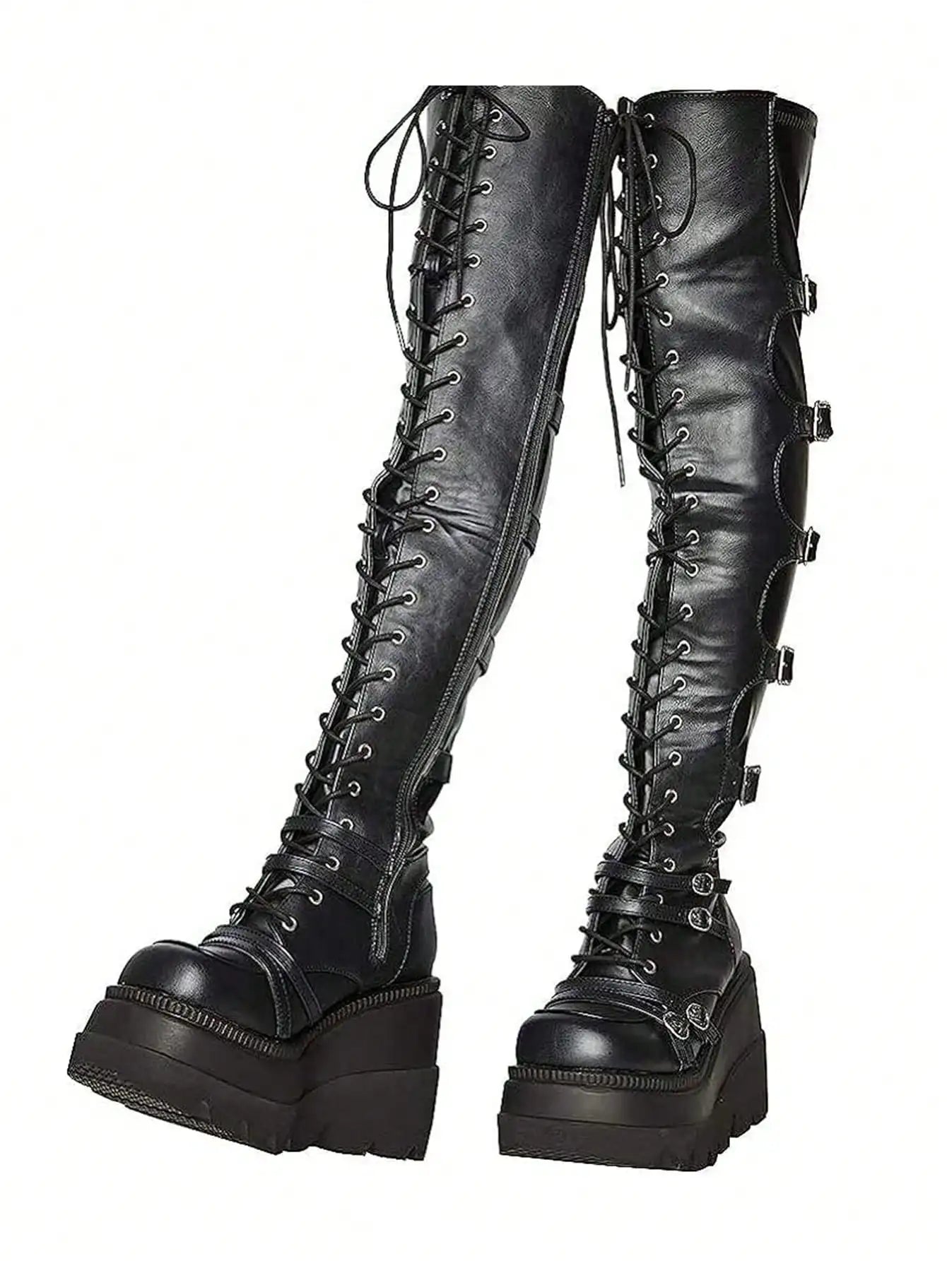 Y2K Combat Boots